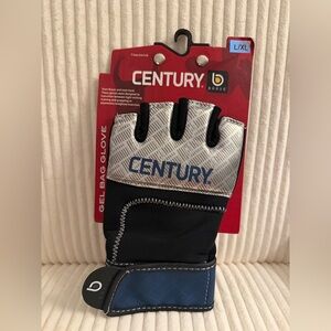Century Men’s Brave Black and Silver Gel Bag Training Gloves - L/XL